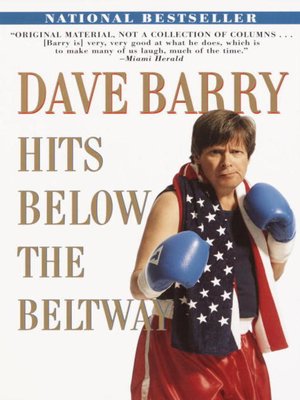 cover image of Dave Barry Hits Below the Beltway